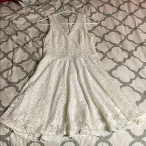 White Lace Francescas Dress Sz Small